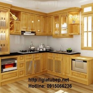Tủ bếp gỗ mẫu đẹp