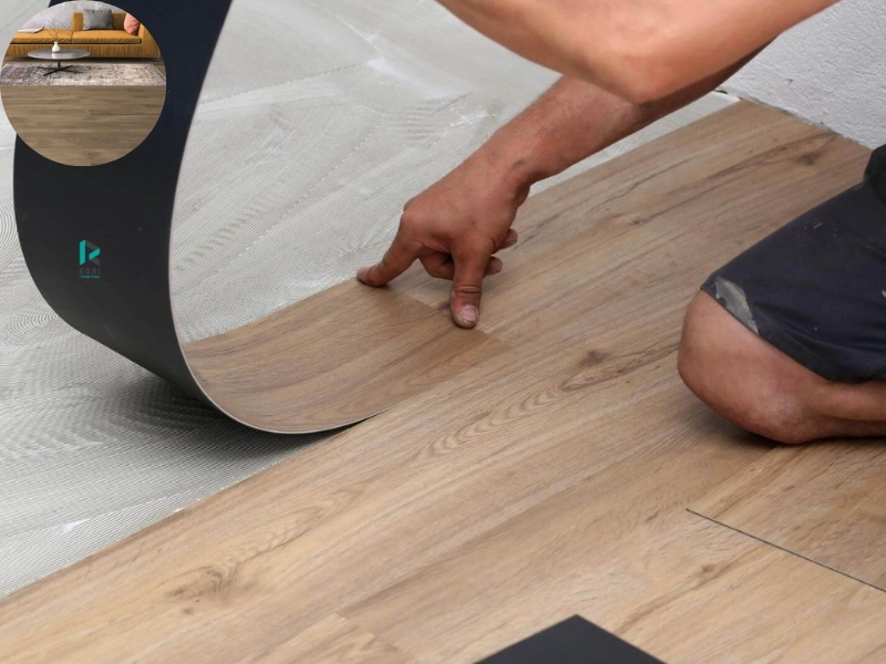 Hướng dẫn thi công sàn nhựa dán keo