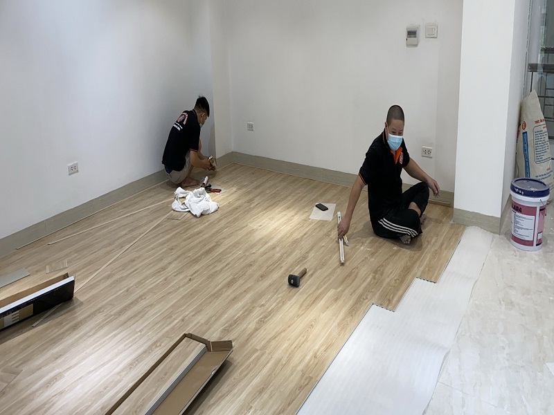 Thi công sàn nhựa lạng sơn