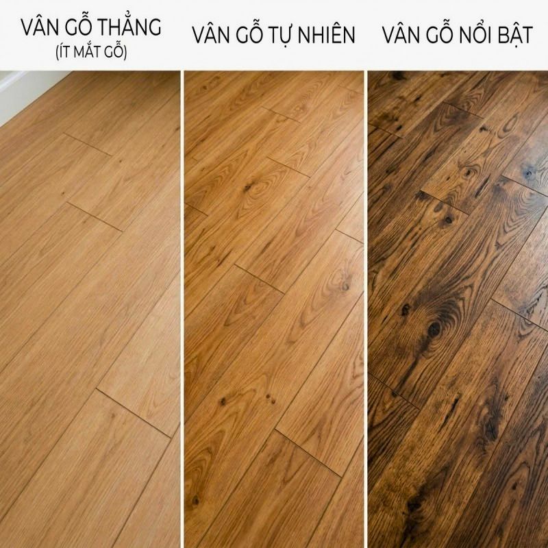 Các kiểu vân gỗ sàn Vinyl giả gỗ