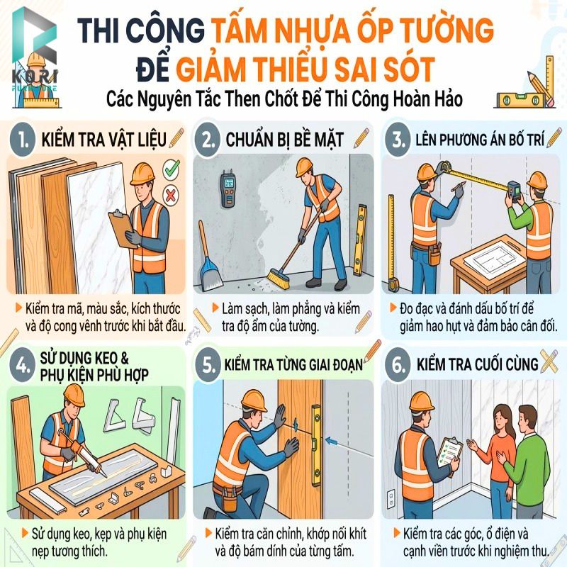 Phương pháp thi công hạn chế sai sót