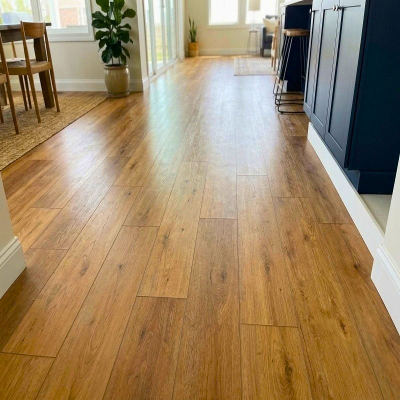 Sàn Vinyl giả gỗ phòng khách 